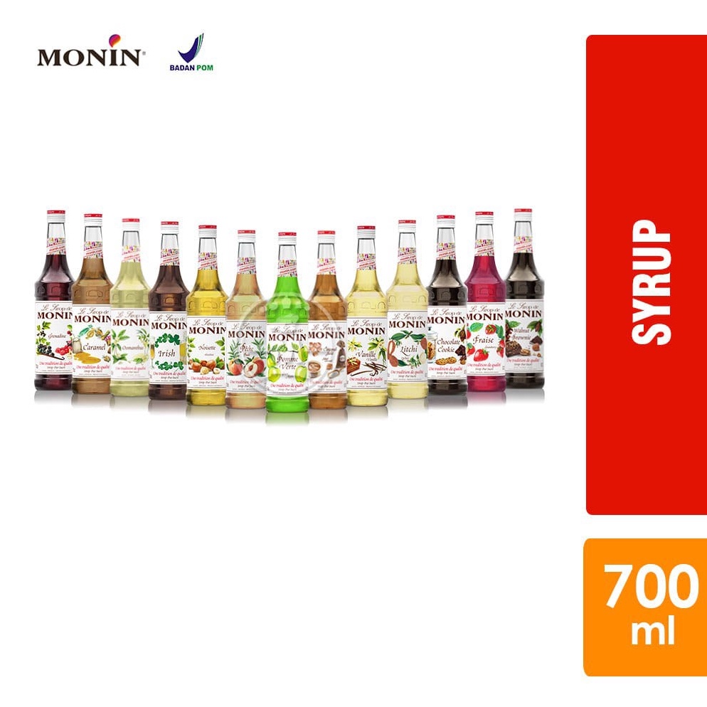 

[CV064] Monin Syrup / Sirup Monin All Varian [Botol 700 ml] 9381