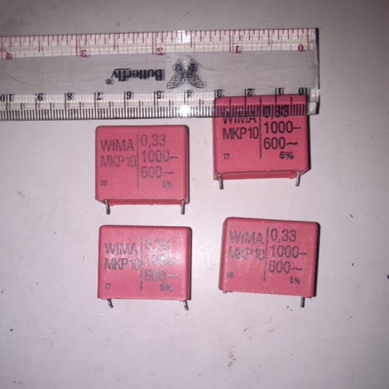 wima mkp10 330n 1000volt DC , cabutan barang bagus, audio grade termurah