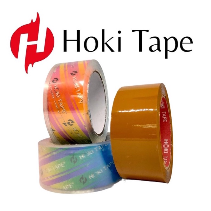 

Baru LAKBAN Super Clear HOKI tape 45mmx100yard dan coklat _______036