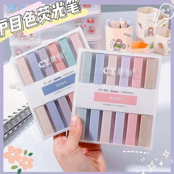

Model Terkini Stabillo Highliter set isi 6 Aesthetic Highlighter Warna Soft Lembut Berkualitas Sketch Marker Pen Art Painting Spidol Pastel Warna Serba Murah
