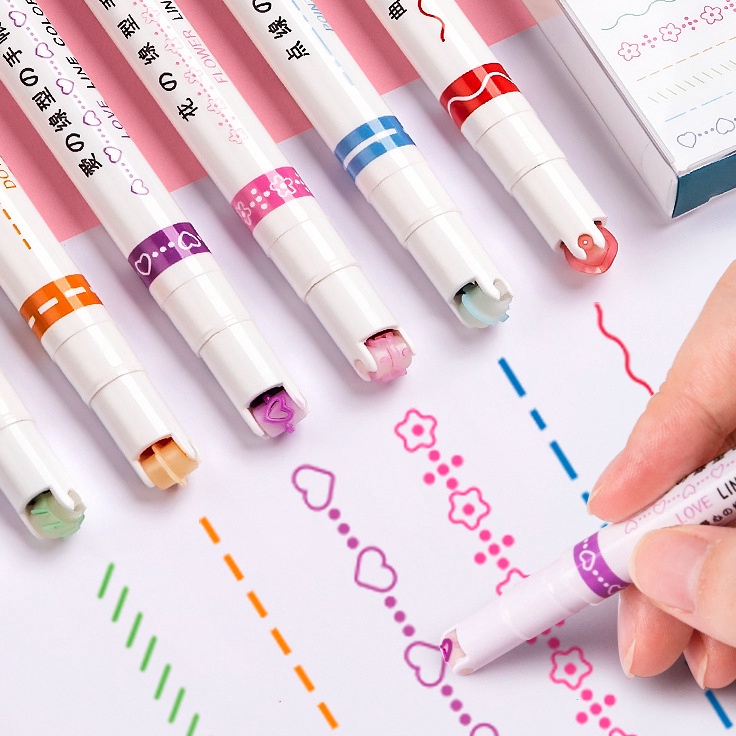 

Kirim Langsung PULPEN 1SET ISI 6PCS / PEN HIGHLIGHTER / HIGHLIGHTER BENTUK GARIS MULTI WARNA / DIY STATIONERY HIGHLIGHTER WARNA PASTEL Dijual