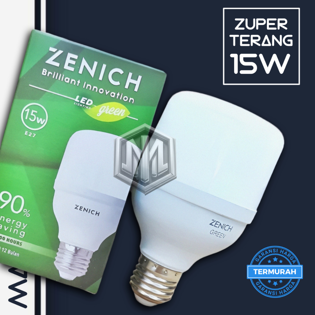 LAMPU LED 20W MURAH KAPSUL ZENICH GREEN TERANG ISTIMEWA CAPSUL PUTIH 20 WATT E27 TERMURAH TERLARIS