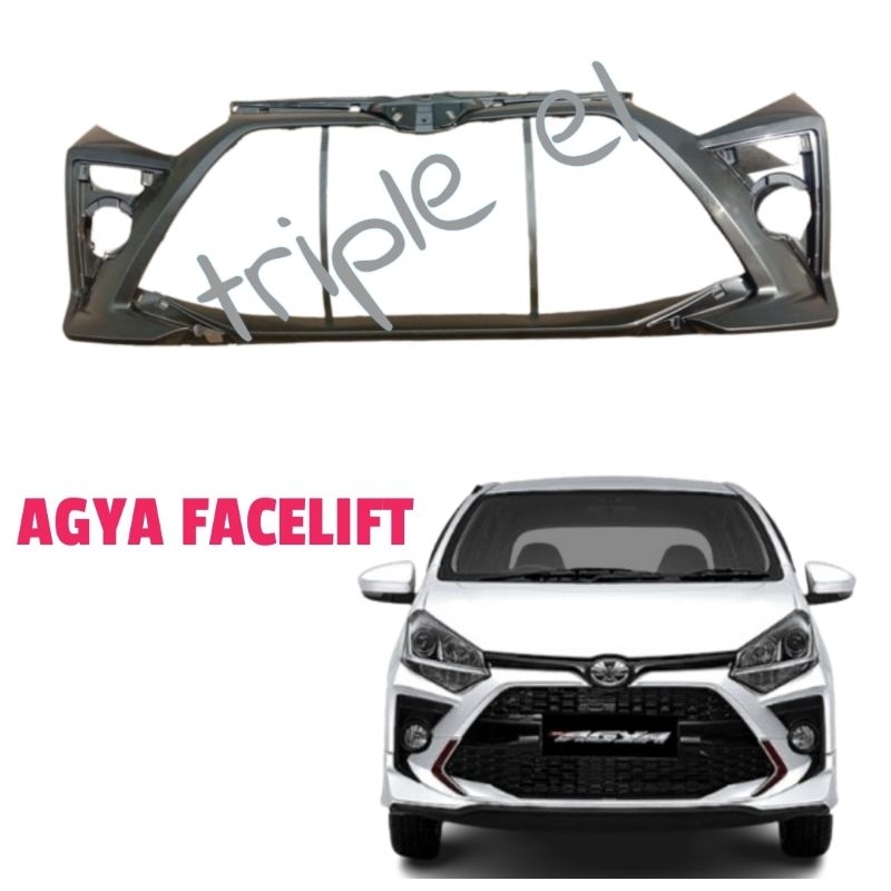 PANEL FRONT BEMPER BUMPER DEPAN AGYA FACELIFT 2021 2022 ORI