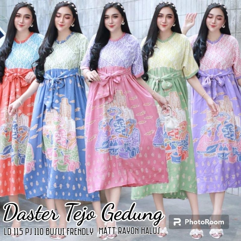 Daster Tejo Gedung//Daster Jessa//Dress Tejo//Homedress//Daster Kekinian