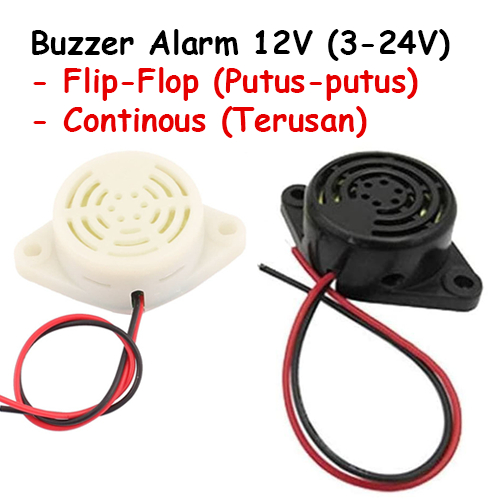 Buzzer High Quality 3 - 24V Active Continuous Alarm 12V Aktif