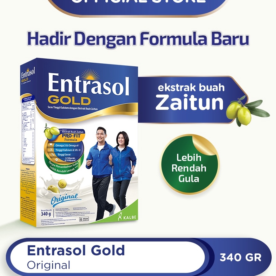 

Sale ENTRASOL GOLD ORIGINAL 340 G Stok Banyak