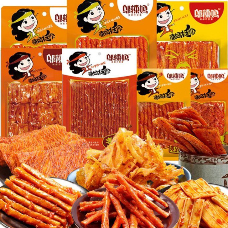 

Kode EBS355 (HALAL) 邬辣妈 酒鬼豆筋 香辣味 辣条 Wulama Latiao Spicy Tofu