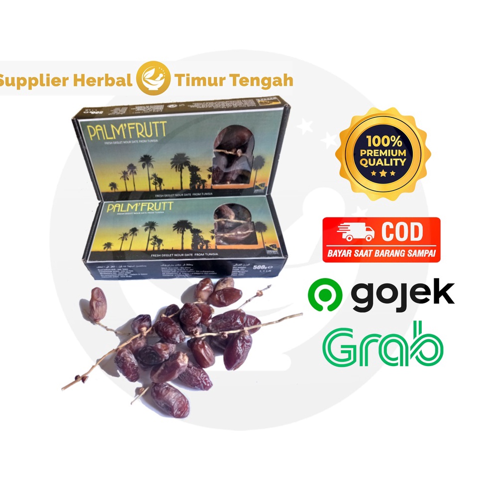 

Ready KURMA TANGKAI TUNISIA ORIGINAL PALM FRUIT BOX 500gr ➱➴≛❉