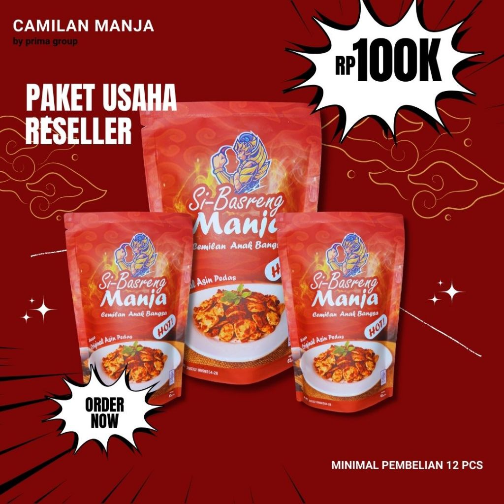 

Paket Usaha Basreng Si Manja 100k/12 pcs || Bareng pedas viral