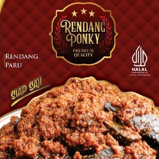 

RENDANG PARU PREMIUM KEMASAN SIAP SAJI 250gr / RENDANG PONKY / HALAL