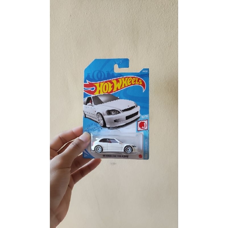 hotwheels Honda Civic ek9 putih