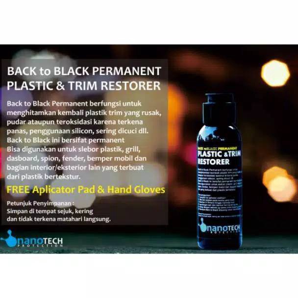 KODE CWH740 Back to Black Permanent Penghitam Body Nanotech Protection