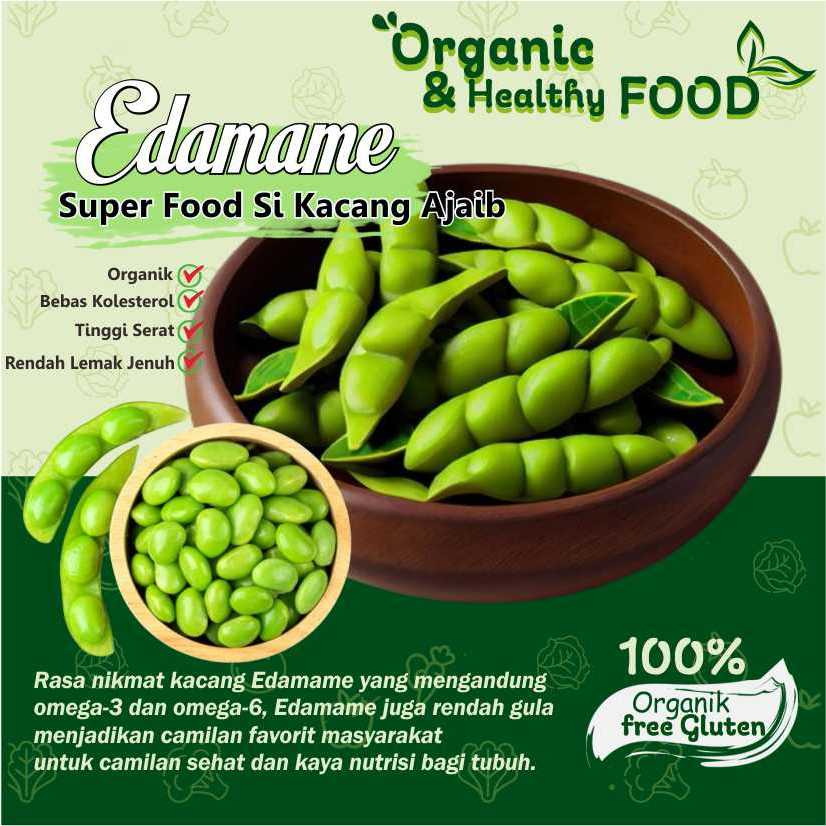 

EDAMAME FRESH / KACANG EDAMAME MENTAH FRESH 1 KG / PACK