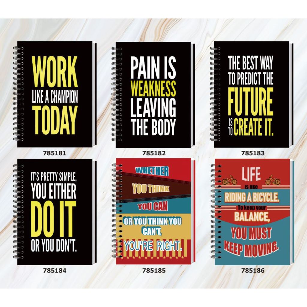 

Spiral Notebook A6 / AMZ / Set 28 / 3523