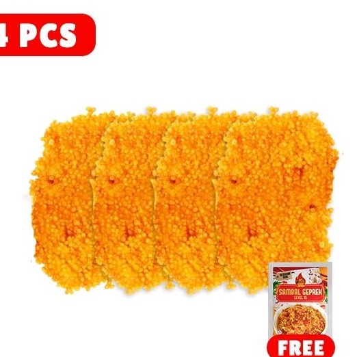 

modelTipe PQU639 4 Pcs Ayam Crumbe Geprek Bensu FREE 1 SACHET SAMBAL 20gr