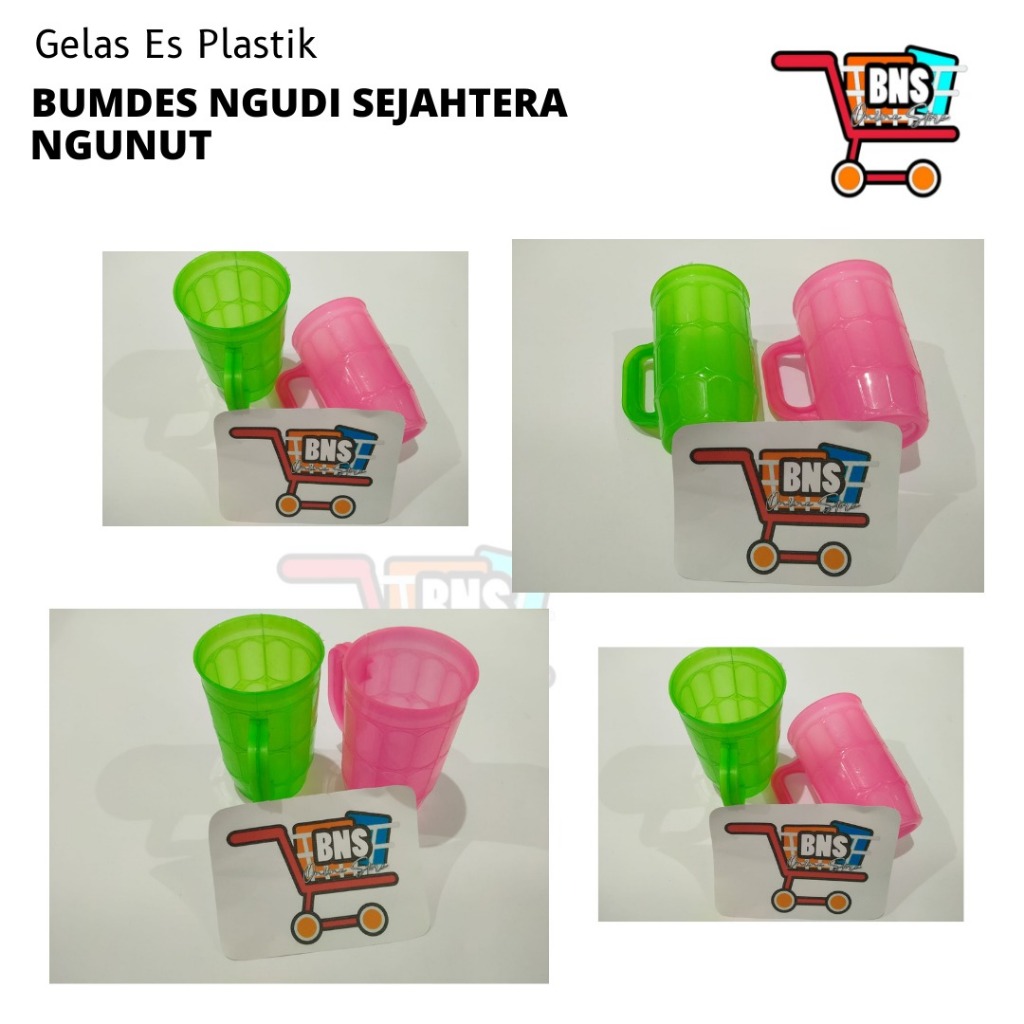 TERMURAH GELAS ES/GELAS PLASTIK/GELAS WARNA-WARNI/GELAS PLASTIK WARNA