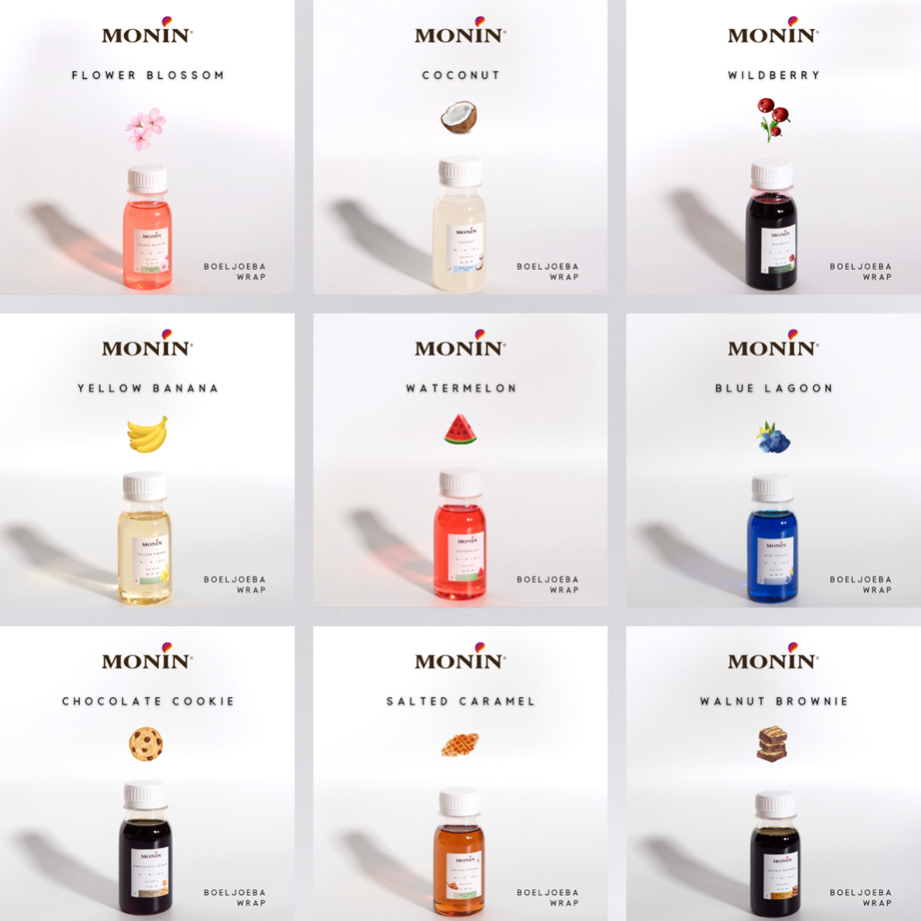 

Monin Syrup All Varian Coffee Flavour Repack [30, 50, 100] g - III