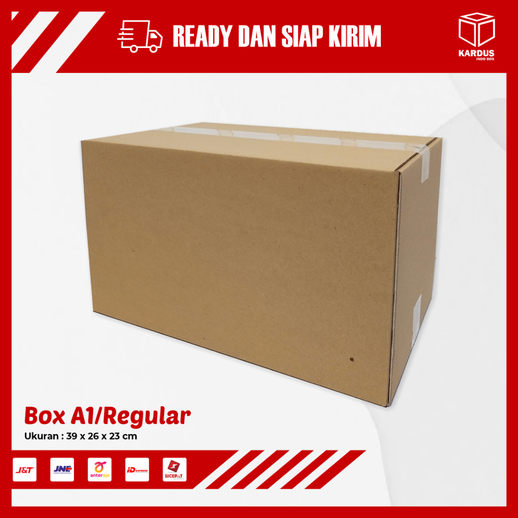 KARDUS BOX AMDK 600 ML - 39 x 26 x 23  CM - BOX AMDK / BOX A1