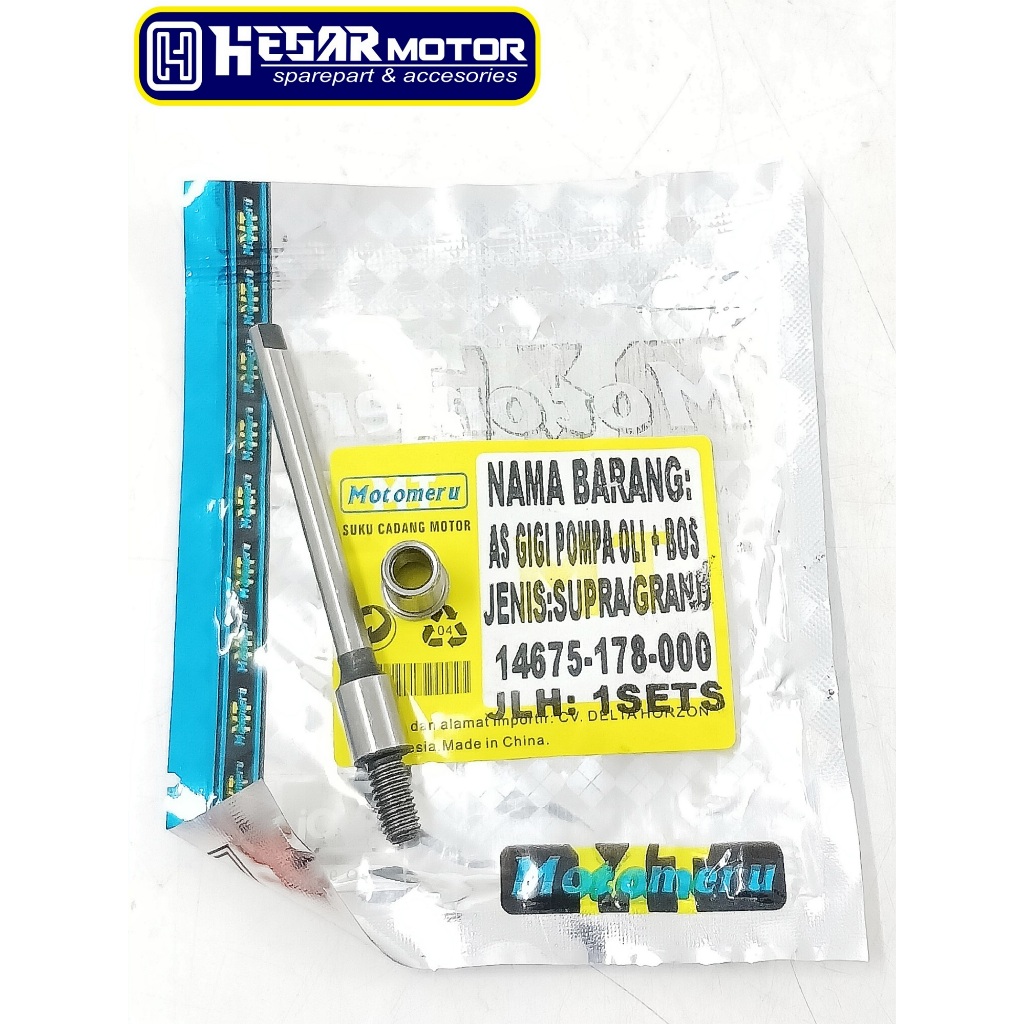 AS GIGI POMPA OLI + BOS MOTOMERU GRAND/LAGENDA/SUPRA X/REVO LAMA