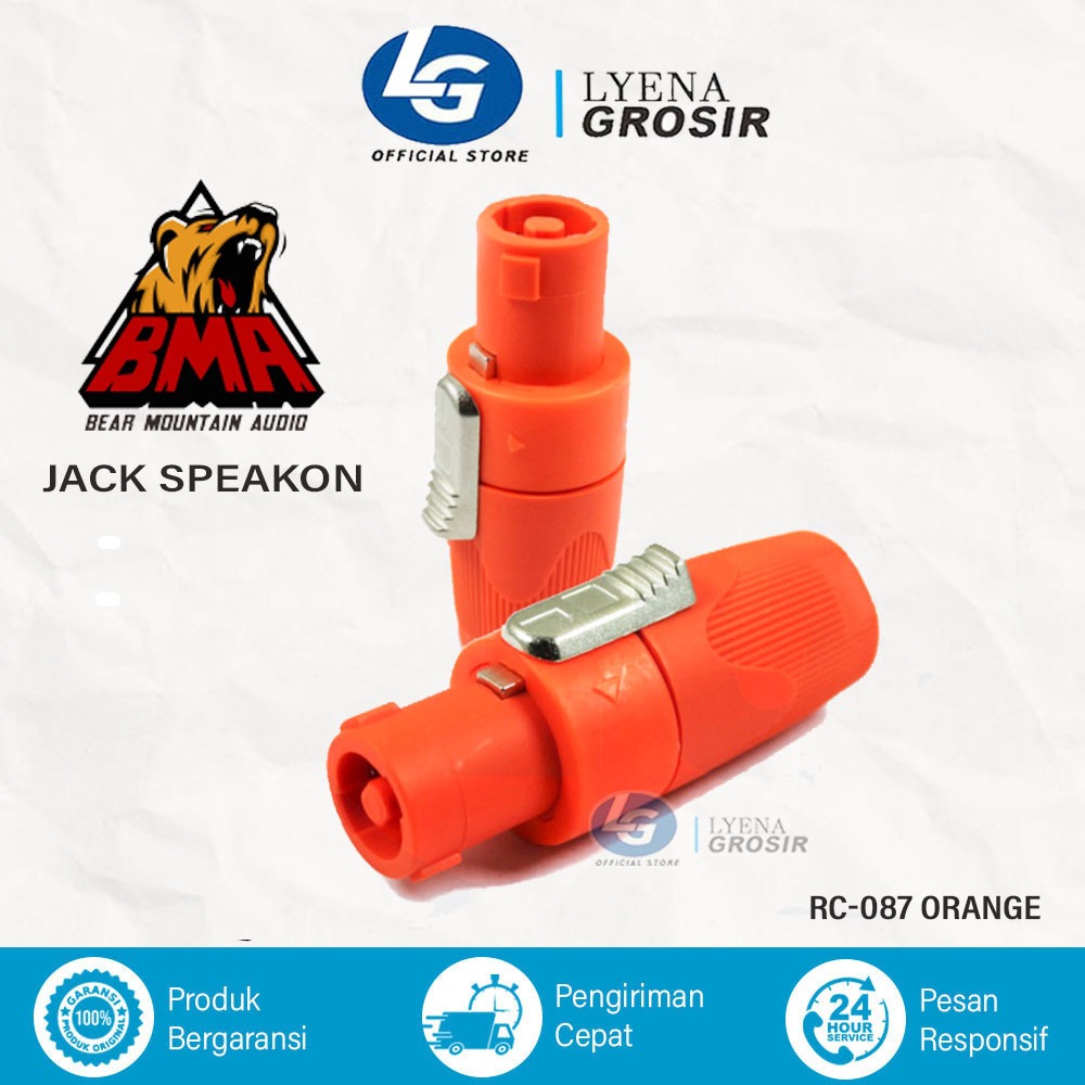Jack BMA RC-087 Jek Speakon Spikon Jeck BMA RC087 Original