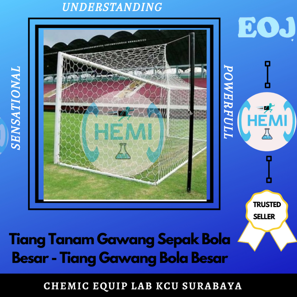 Tiang Tanam Gawang Sepak Bola Besar - Tiang Gawang Bola Besar Tanam ECO