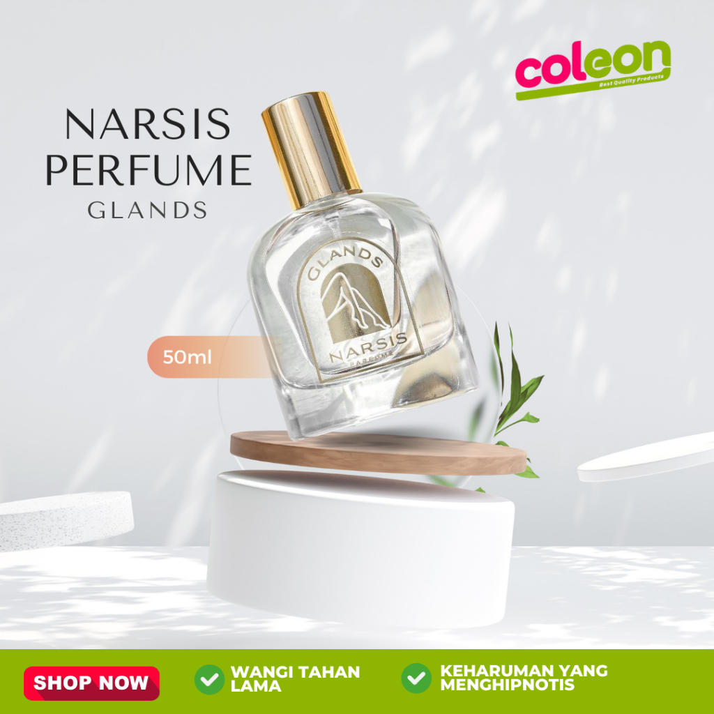 Narsis Glands Eau De Parfume Parfum Awet Tahan Lama Hingga 12 Jam Original / Minyak Wangi Tahan lama