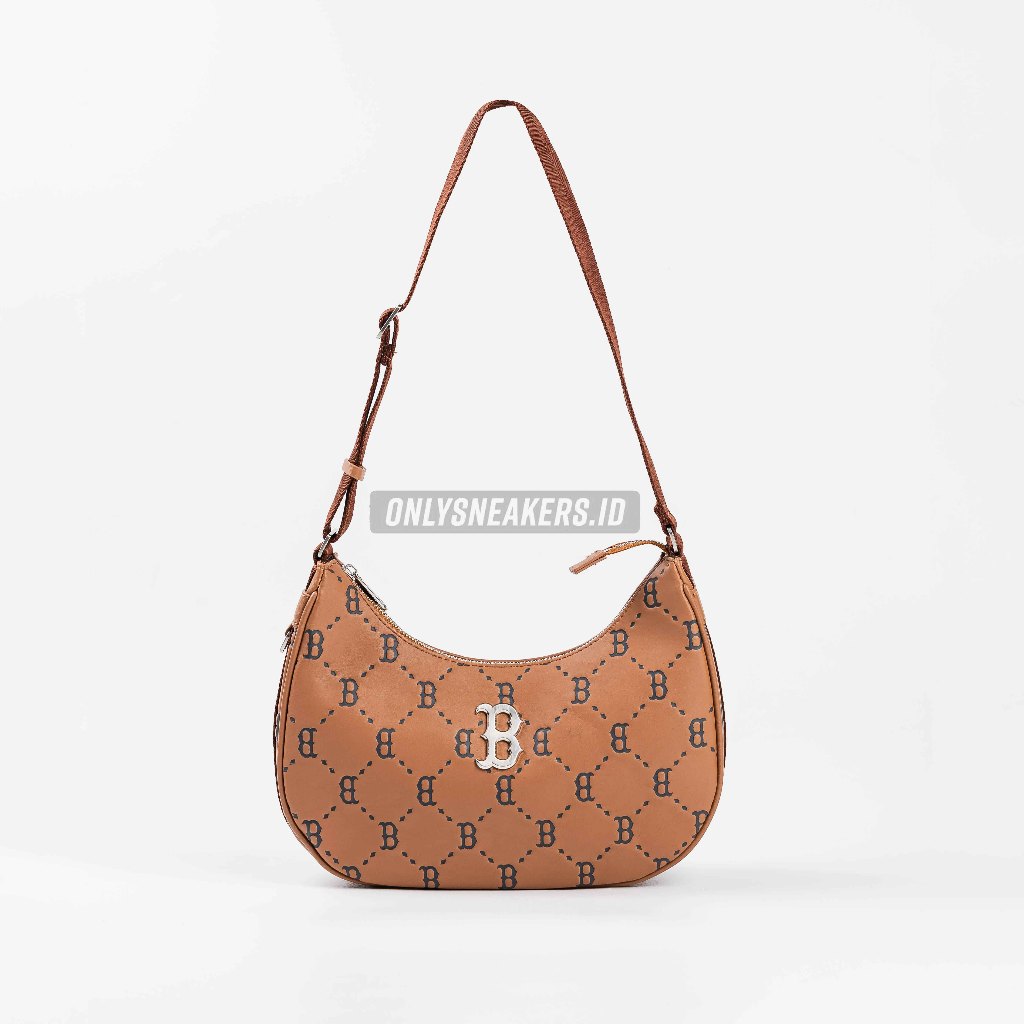 MLB BOSTON DIA MONOGRAM EMBO LARGE LARGE HOBO BAG