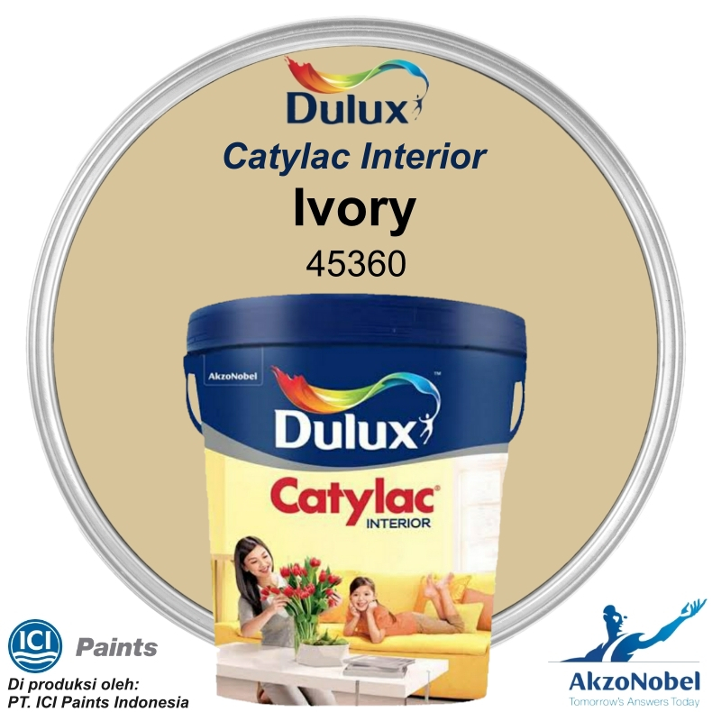 CAT DULUX CATYLAC INTERIOR 5 KG - IVORY 45360