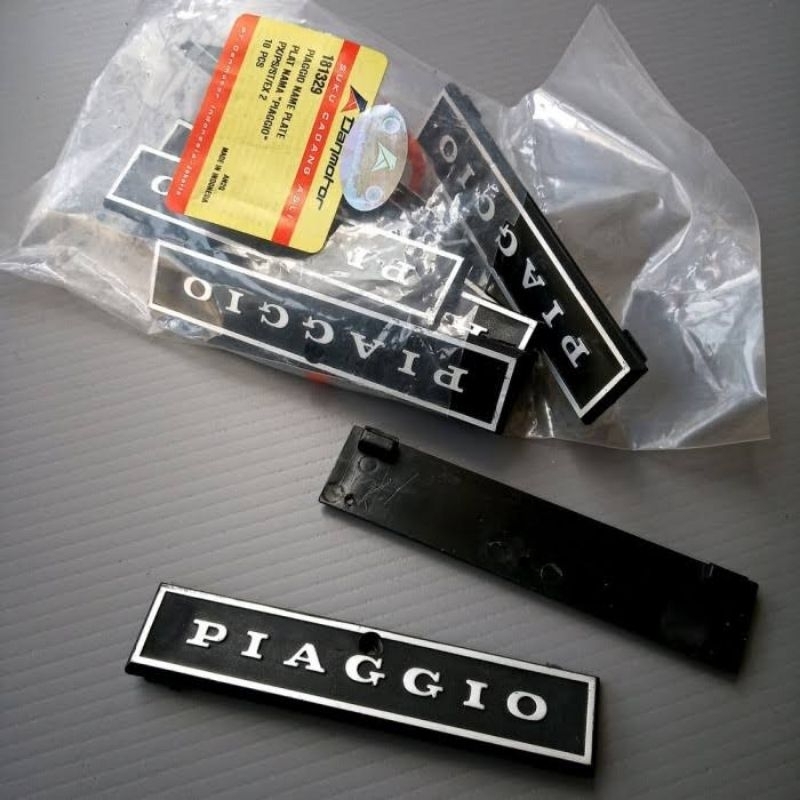 EMBLEM PIAGGIO HIDUNG VESPA PX PS ORIGINAL DANMOTOR