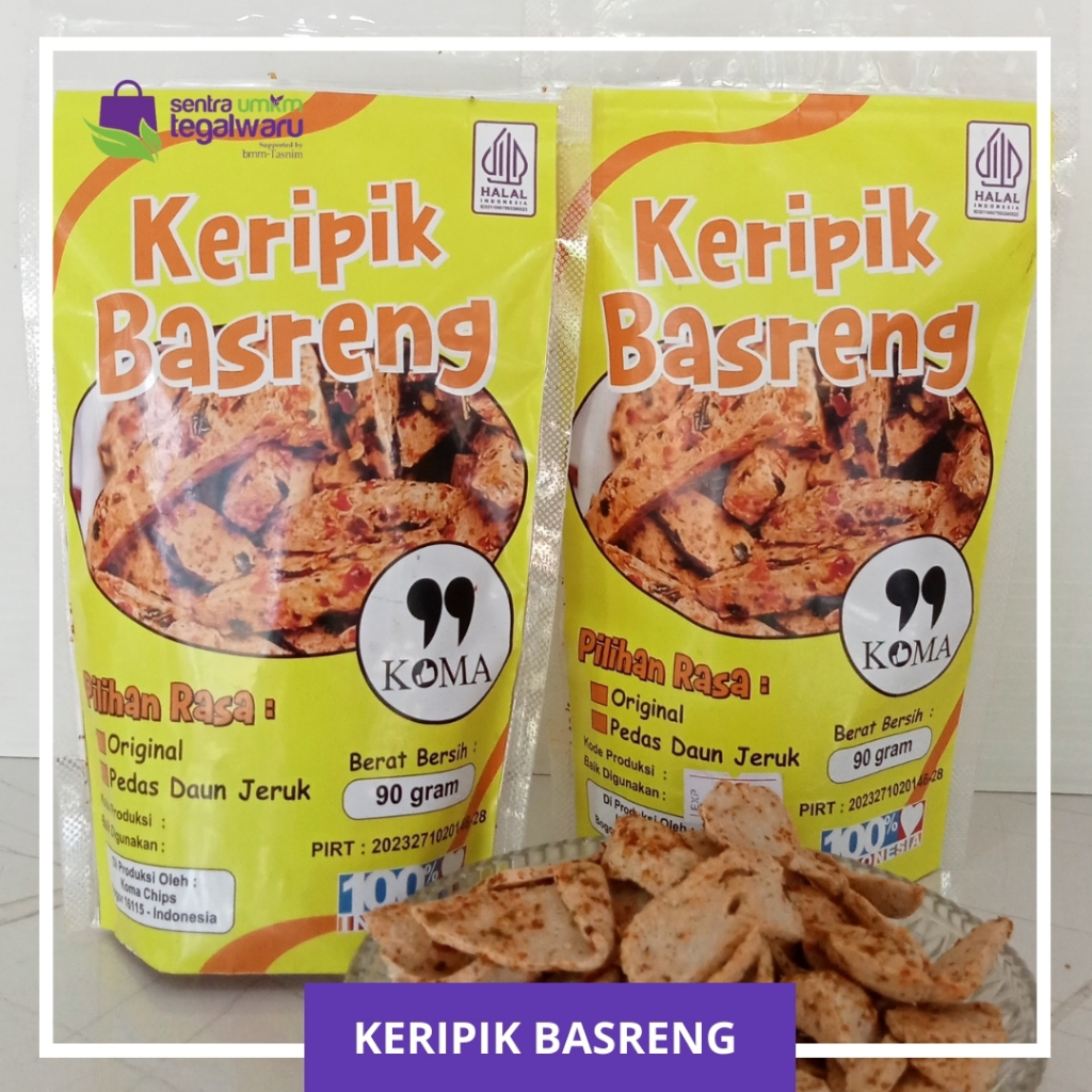 

Basreng pedas daun jeruk isi 90gram