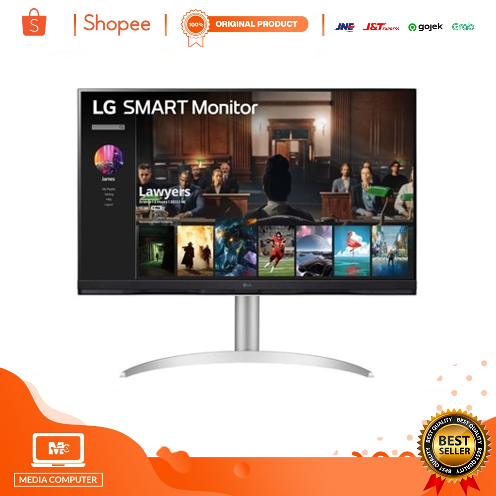 LG 32SQ730S - Smart Monitor 32 Inch 4K UHD VA WebOS