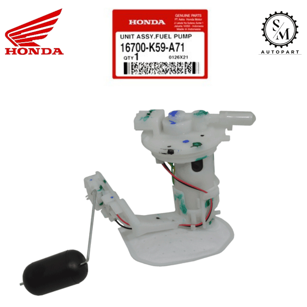 16700-K59-A71 Fuel Pump Pompa Bensin ASLI HONDA MOTOR Vario 150 LED 2018 - 2021 16700K59A71