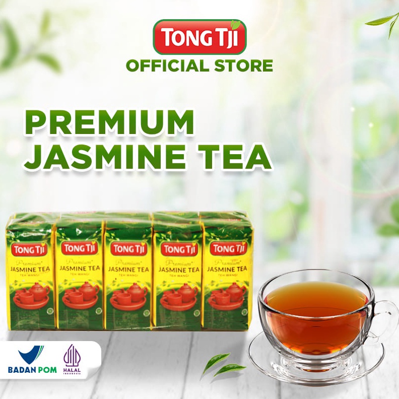 

✨Promo✨ Hari Ini Tong Tji Premium Jasmine Tea 50g, Teh Seduh per Slop !