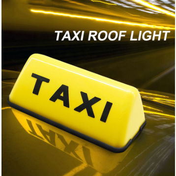 Kekinian Lampu Tanda Taxi Magnetik 12V DC Anti Air Untuk Atap Mobil