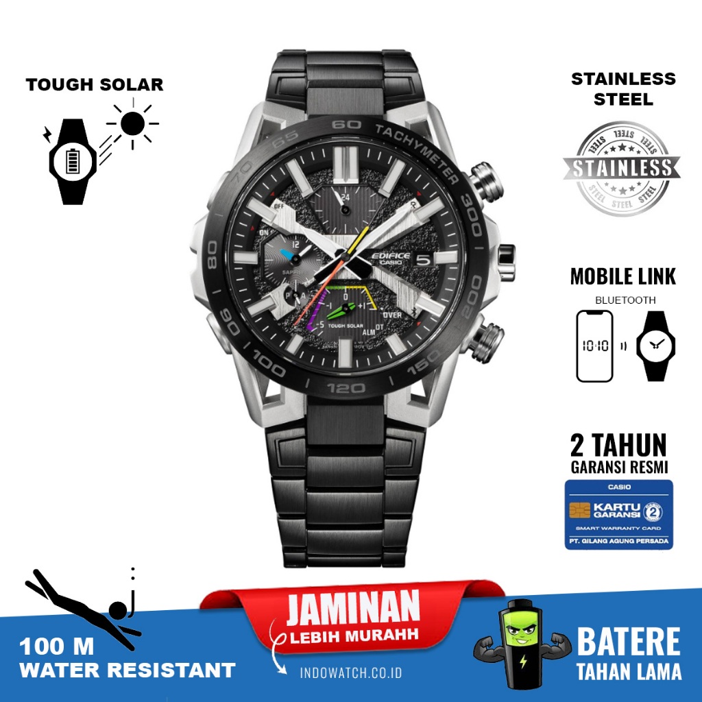 Casio Edifice EQB-2000DC-1A eqb2000 eqb 2000 original garansi resmi