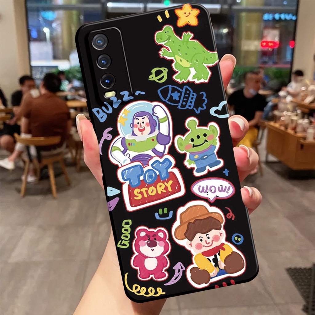 CASE VIVO Y12S/Y20/Y20S - SOFTCASE PRO CAMERA VIVO Y20/Y20S/Y12A/Y20A/Y20i/Y12S - FULL MOTIF - CARTO