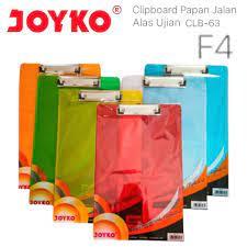 

papan ujian\clipboard CLB-63\CLB-64 plastik\kayu tebal JOYKO