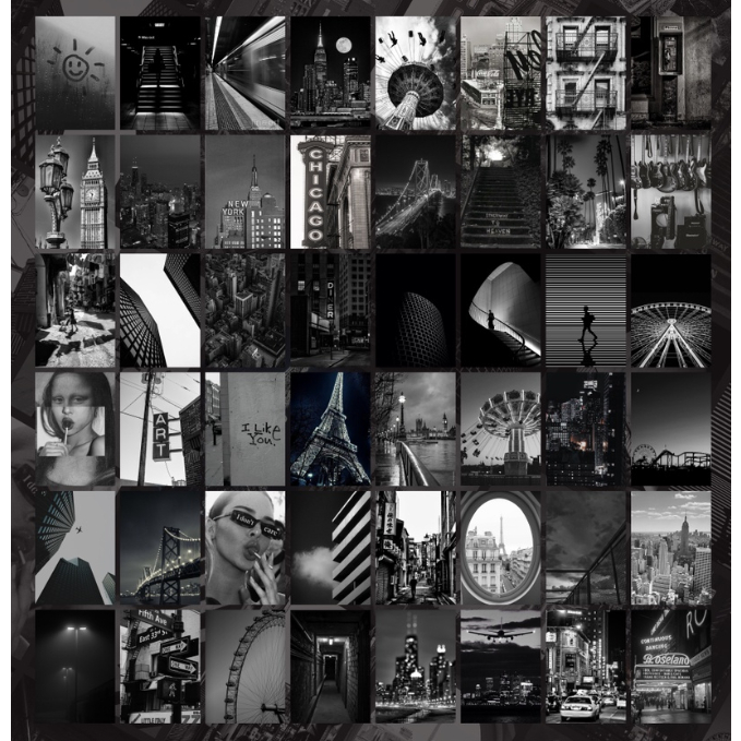 Poster Dinding Aesthetic Black n White