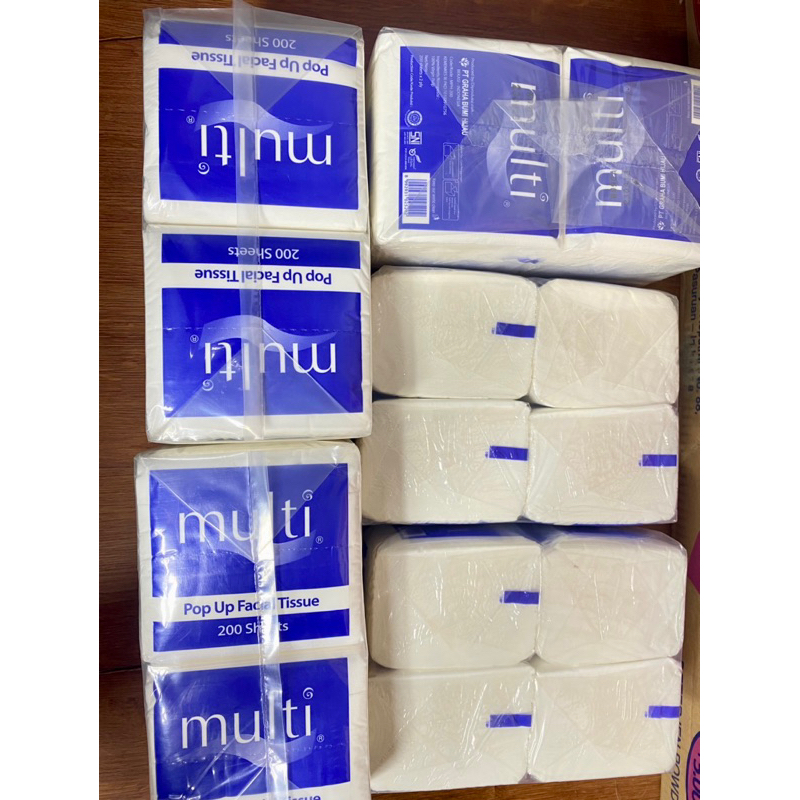 Tisu MULTI Pop up 4pcs