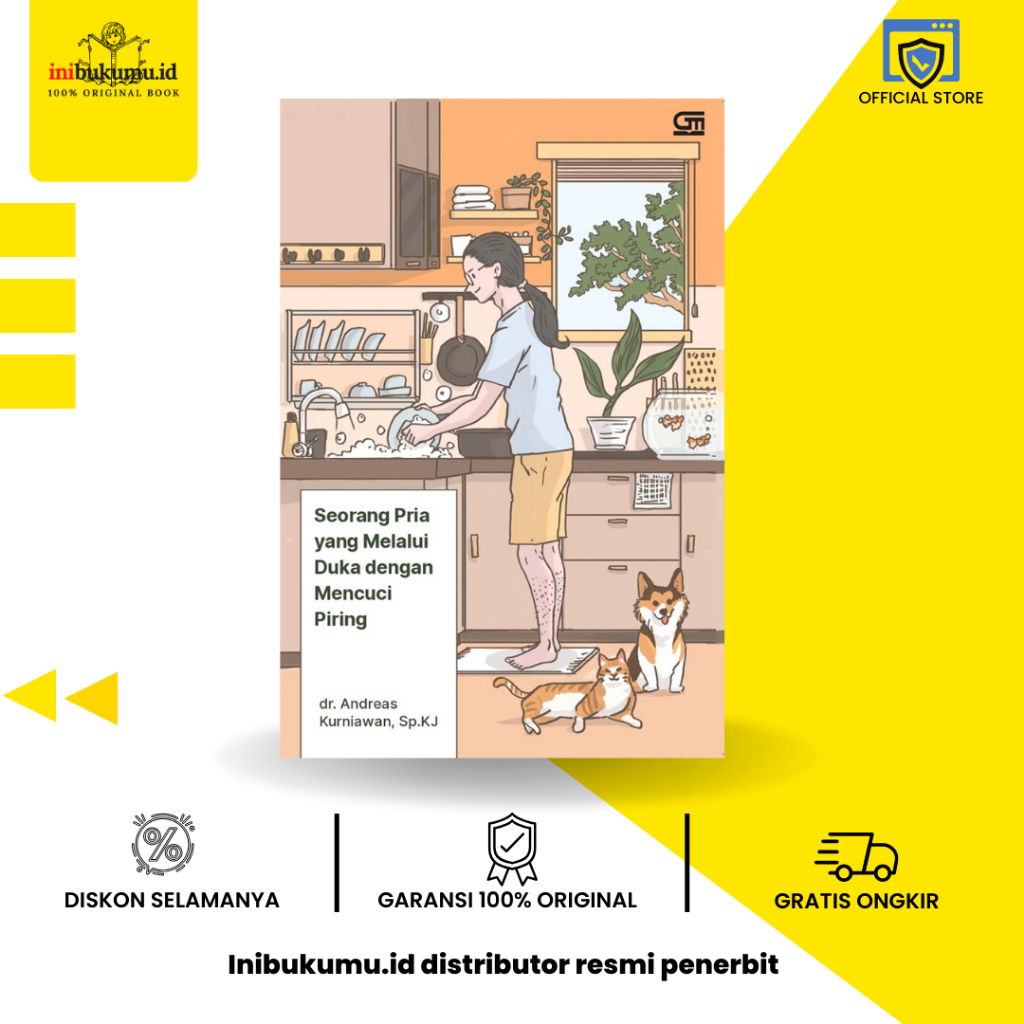 SEORANG PRIA YANG MELALUI DUKA DENGAN MENCUCI PIRING