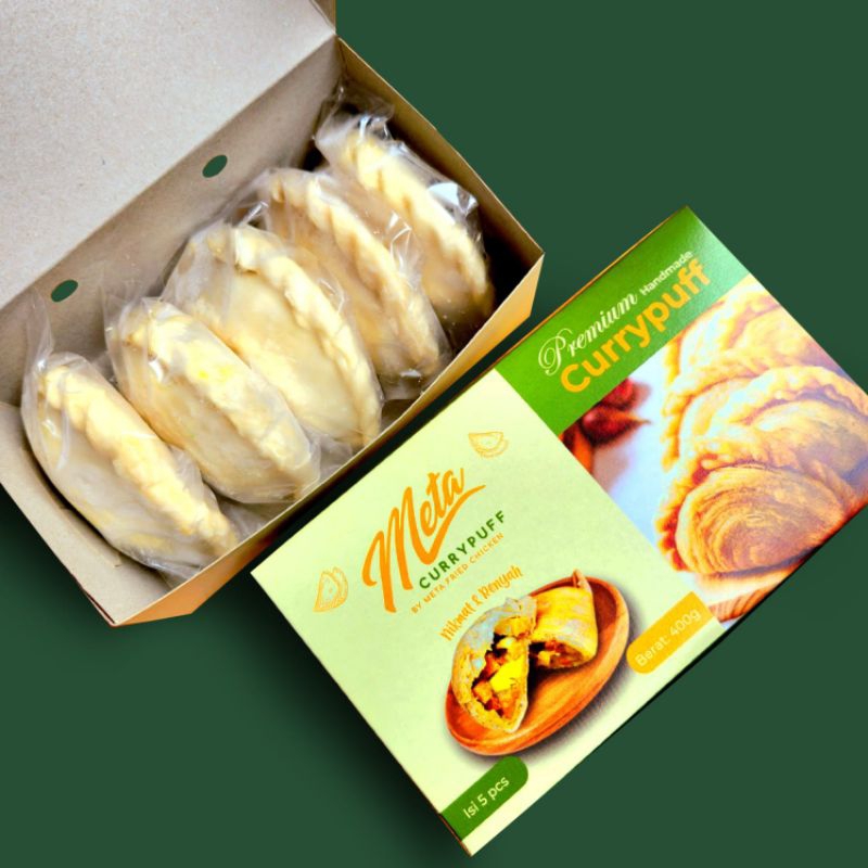 

Pastel Meta Currypuff Frozen isi 5pcs