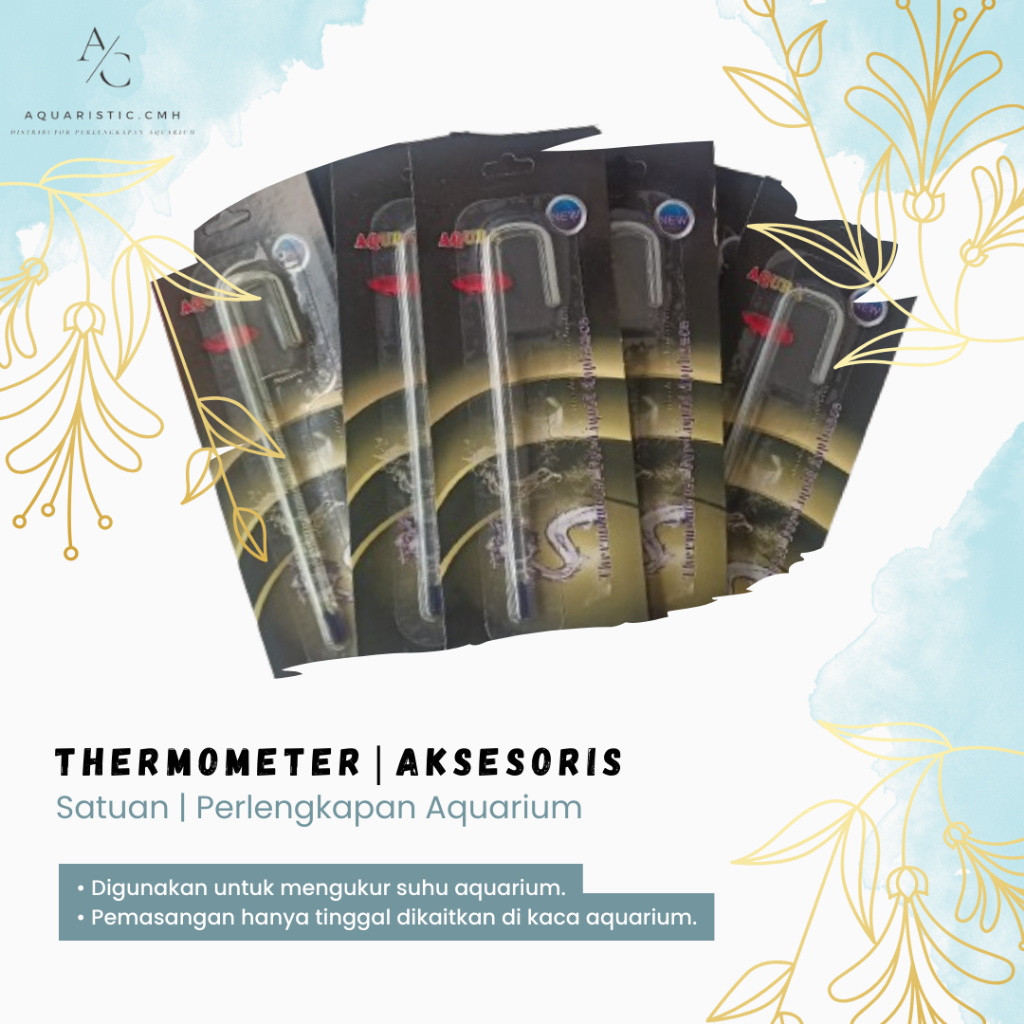 AQURA - Thermometer Aquarium Termometer Aqura Asp T 009