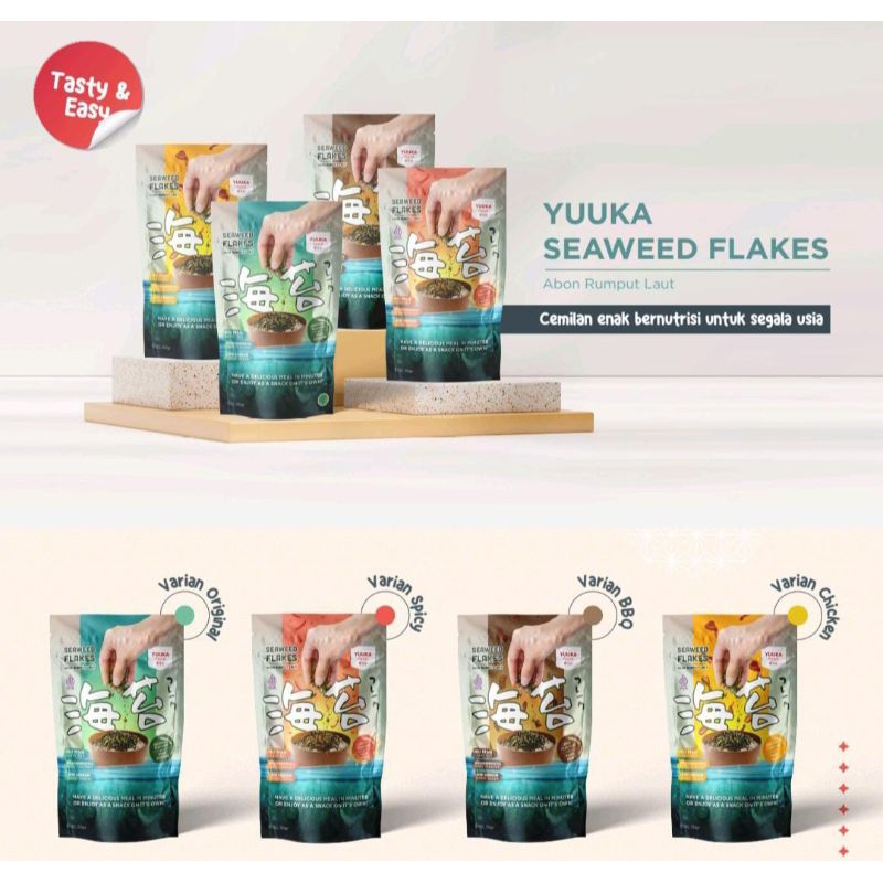 

Yuuka abon rumput laut seaweed flakes mpasi bayi