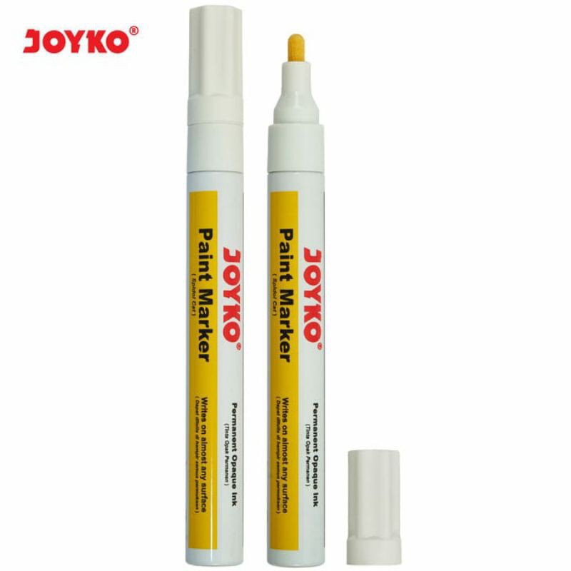 

Terbaru dan terlaris Paint Marker WHITE joyko PTM-37 ( harga 12 pcs) gas !!