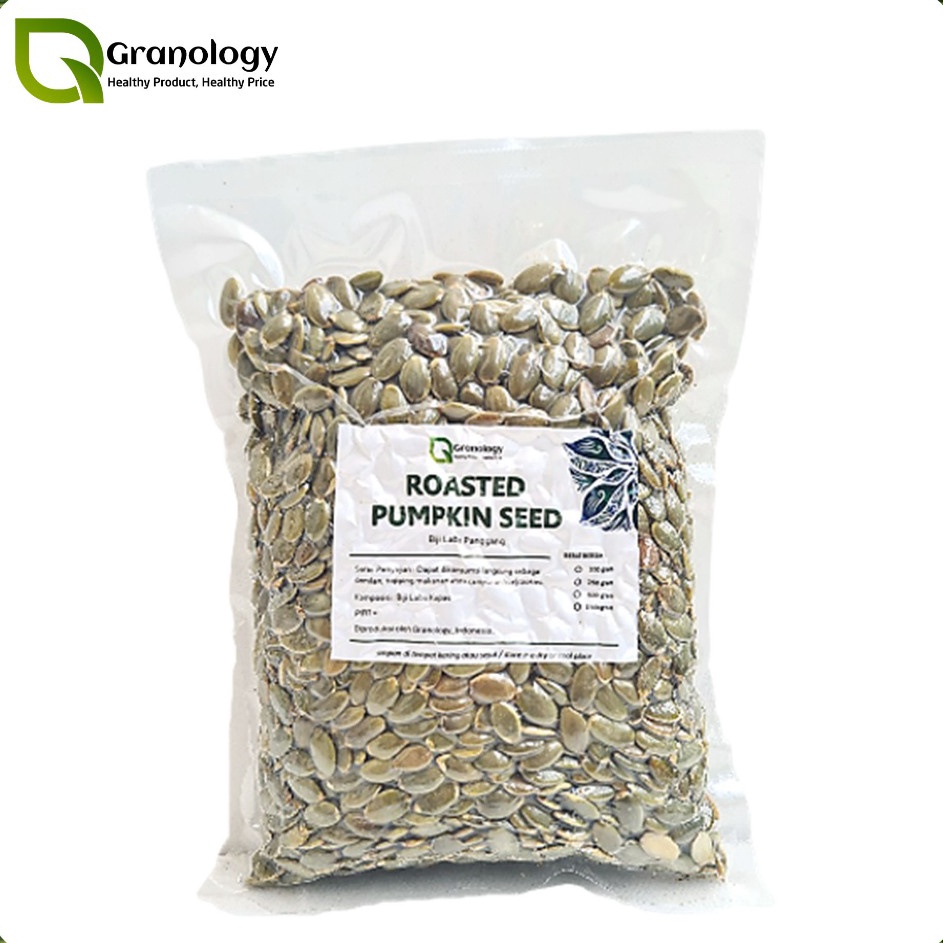 

Diskon Promo Roasted Pumpkin Seed / Biji Labu Oven (500 gram) by Granology Ready