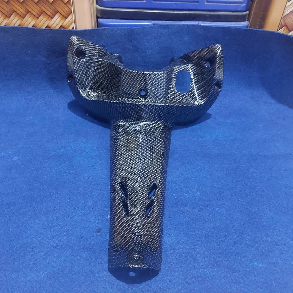 cover legshild tengah kontak revo lama old lancip karbon