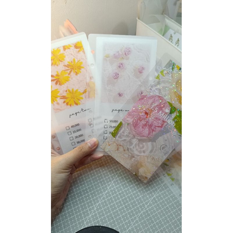 

1,5Jt saving challenge laminasi matte aesthetic A6, amplop keuangan budgeting