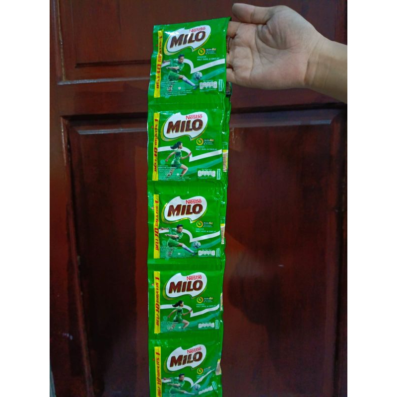 

Milo susu coklat (1 renteng 11 sachet)