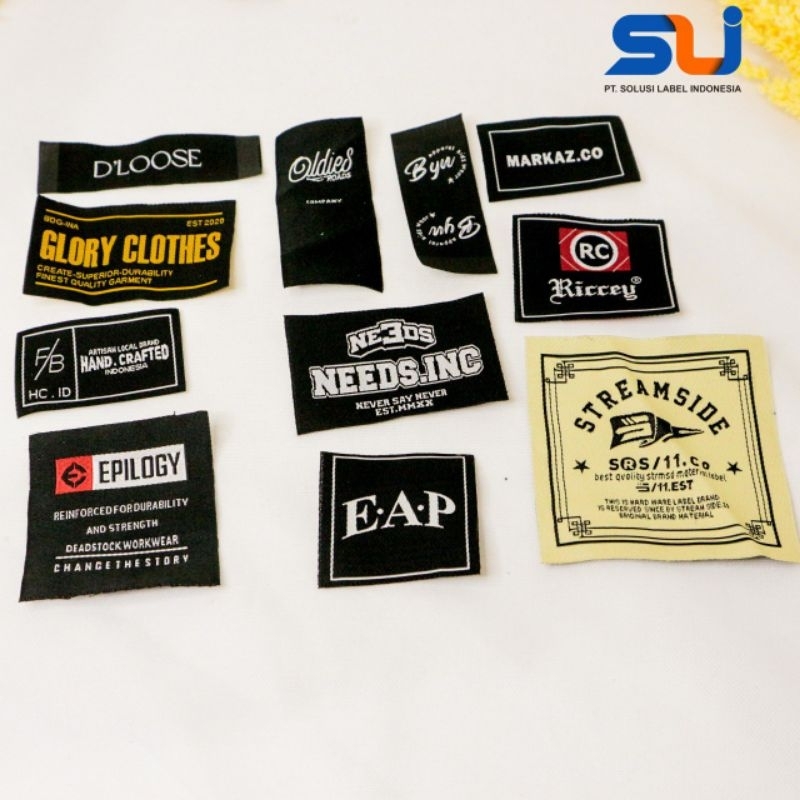 

Label Woven Baju Bordir Hangtag Murah Grosir Tag Baju