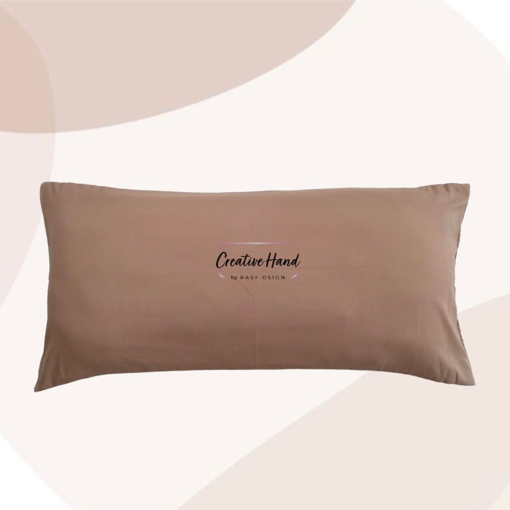 Sarung Bantal Cinta Besar Katun Microtex Polos